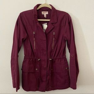 Arizona Jean Co. Deep Ruby Utility Jacket